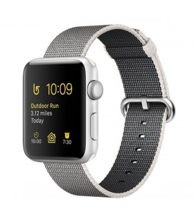 Apple Watch Series 2 38 mm Plata con correa de nailon