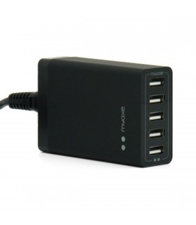 Estación de carga USB con 5 salidas MyAxe negro