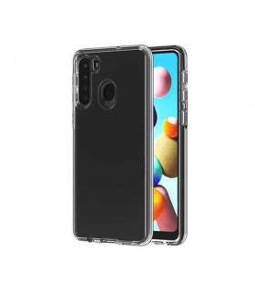 Carcasa Samsung Galaxy A21 Hybrid (bumper + trasera) Transparente