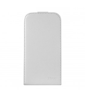 Funda de cuero ideus para Samsung Galaxy Ace 2 blanca