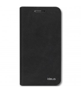 Funda de piel tipo libro CABQ5HDLEABOBK para BQ Aquaris 5 HD negra