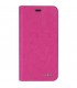 Funda de piel tipo libro CABQE5LEABOFU para BQ Aquaris E5 fucsia