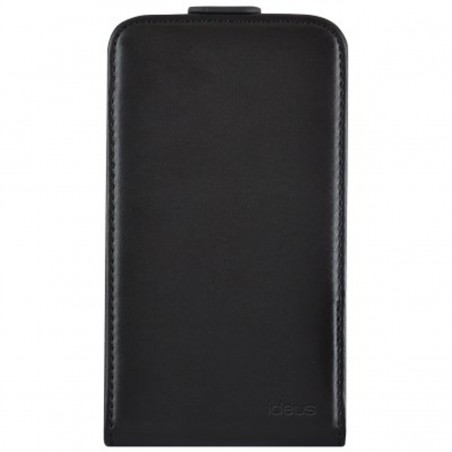 Funda de cuero negra para Samsung Galaxy Core