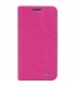 Funda de piel tipo libro CAG3LEABOFU fucsia para tu LG G3