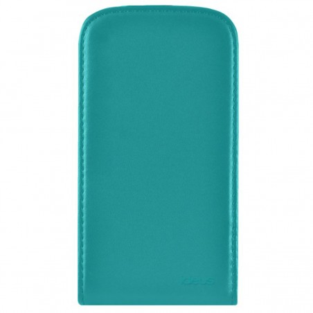 Funda de cuero turquesa para Moto G