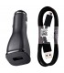 Cargador coche microUSB Samsung 2A Negro