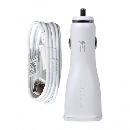 Cargador coche Samsung Micro USB 2A Quick Charge blanco