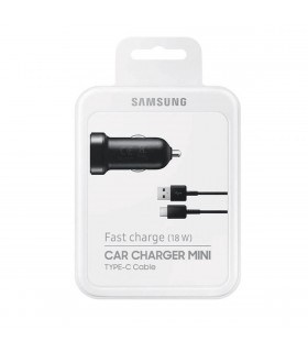 Cargador de coche USB-C Samsung Quick Charge 18W Negro LN930U