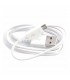Cable MicroUSB universal blanco