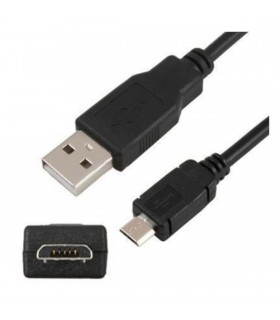 Cable datos Micro USB Negro Universal