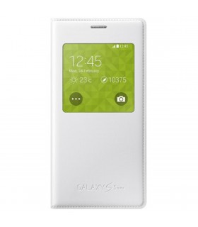 Funda Samsung S View blanca para Galaxy S5 Mini EF-CG800BHEGWW