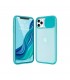 Carcasa iPhone 11 Pro híbrida con protector de cámara deslizante azul