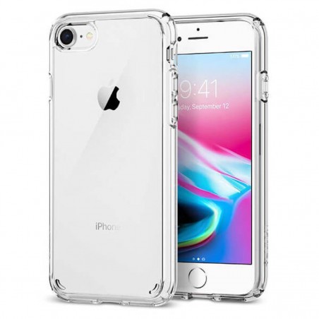 Carcasa iPhone 7 Plus/8 Plus (Bumper + Trasera) Transparente
