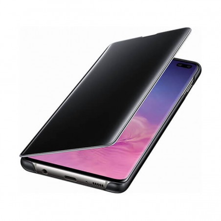 Funda Samsung Galaxy S10 Plus Clear View Negro SM-G975