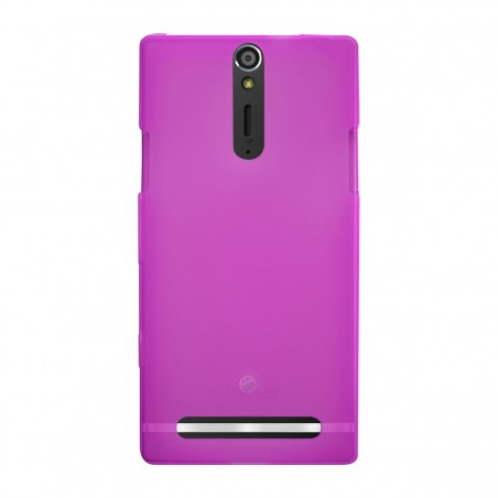 Funda ideus de TPU fucsia para Sony Xperia S