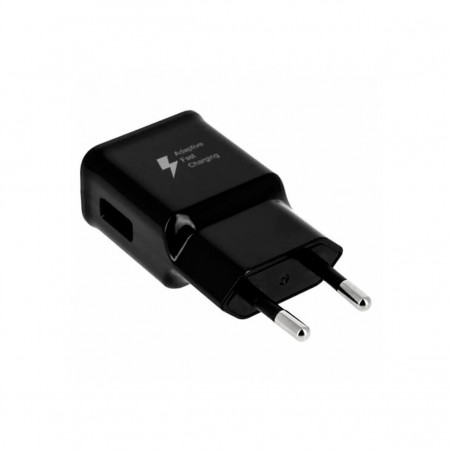 Cargador Original Samsung Type-C Carga Rápida 15 W Negro EP-TA20EBE
