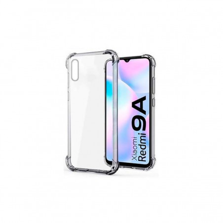 Carcasa Xiaomi Redmi 9A / 9AT hybrid (bumper +  trasera transparente) Transparente