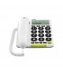 Doro PhoneEasy 312cs Teléfono Fijo, Teclas Grandes y Pantalla
