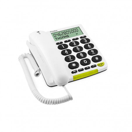 Doro PhoneEasy 312cs Teléfono Fijo, Teclas Grandes y Pantalla