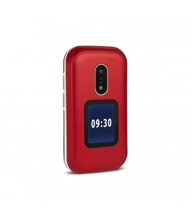 Doro 6060 Teléfono Móvil con Tapa Dual SIM Rojo