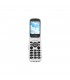 Doro 7060 Telefono Movil con Tapa 4G Negro/Blanco