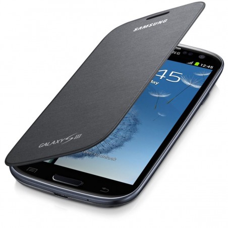 Funda flip Samsung EFC-1G6FG gris para i9300