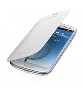 Funda flip Samsung EFC-1G6FW blanca para i9300