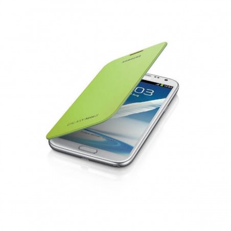 Funda Flip Cover Verde para Samsung Galaxy Note 2