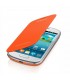 Funda Samsung flip EFC-1M7FO naranja para Galaxy S3 Mini