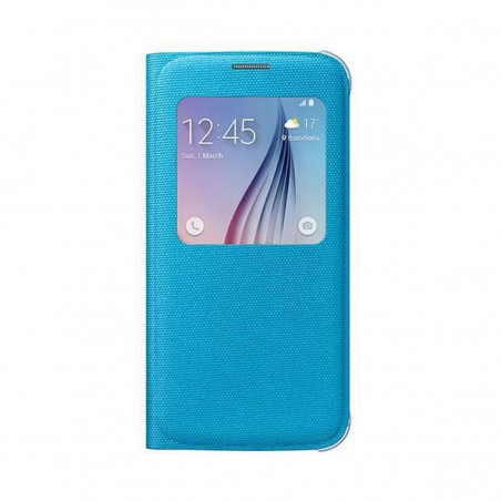 Funda Samsung tipo libro S View EF-CG920BLE azul para Galaxy s6