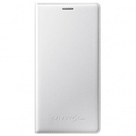 Funda Samsung EF-FG800BW blanca para Galaxy S5 mini