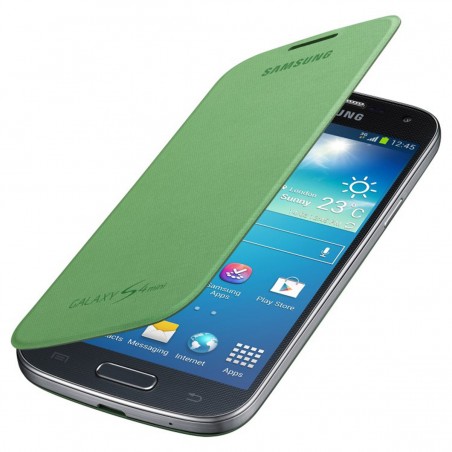 Funda libro Samsung EF-FI919BG verde para Galaxy S4 Mini