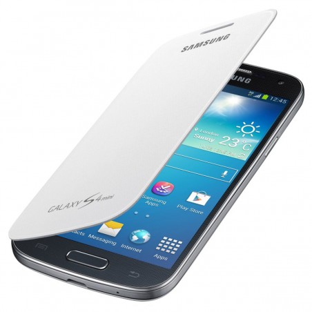 Funda libro Samsung EF-FI919BW blanco para Galaxy S4 Mini