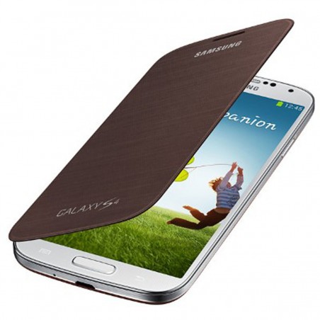 Funda Samsung tipo libro EF-FI950BAEGWW marrón para Galaxy s4