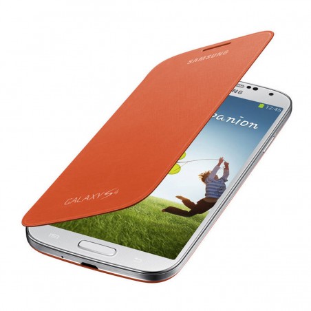 Funda libro Samsung EF-FI950BO naranja para Galaxy S4