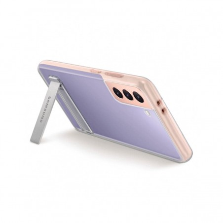 Funda Original Samsung Clear Standing Cover para Galaxy S21+ (Transparente)  EF-JG996CTEGWW