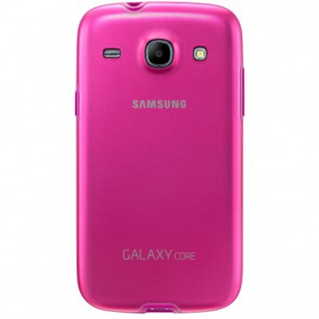 Tapa protectora Samsung EF-PI826BPEG rosa para Galaxy Core