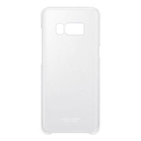 Funda Samsung Clear Cover plata para Galaxy S8 Plus EF-QG955CSE