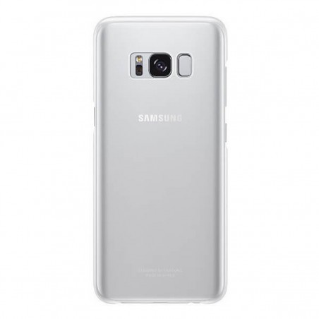Funda Samsung Clear Cover plata para Galaxy S8 Plus EF-QG955CSE