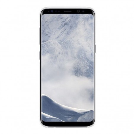 Funda Samsung Clear Cover plata para Galaxy S8 Plus EF-QG955CSE