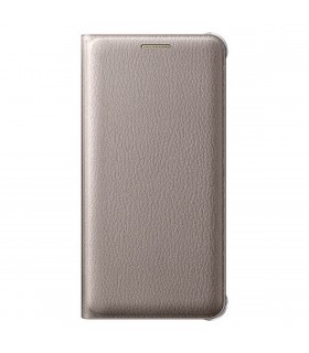Funda Samsung Flip wallet dorada para Galaxy A3 (2016) EF-WA310PFE