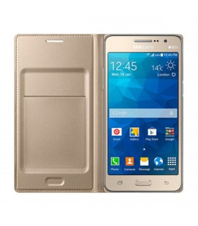 Funda tipo libro Samsung para Galaxy Grand Prime Oro EF-WG530BFEGWW