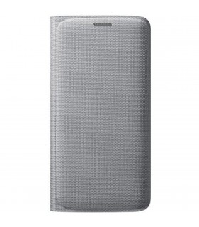 Funda Samsung tipo libro EF-WG925BSEGWW plata para Galaxy s6 Edge