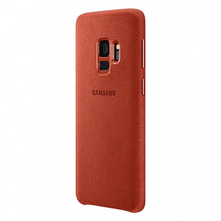 Funda Samsung Alcantara Cover Rojo para Galaxy S9 EF-XG960AREGWW