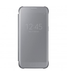 Funda Clear View Cover plata para Samsung Galaxy S7 EF-ZG930CSEGWW