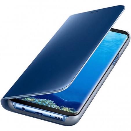 Funda Samsung Clear View Azul para Galaxy S8