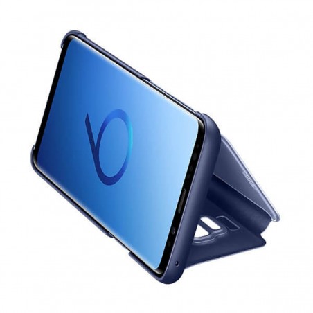 Funda Samsung Clear View Azul para Galaxy S9 EF-ZG960CLE