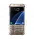 Funda con teclado oro para Samsung Galaxy S7 Edge EJ-CG935UFEG