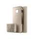 Funda con teclado oro para Samsung Galaxy S7 Edge EJ-CG935UFEG