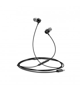 Auriculares Manos Libres con cable EP31 Metal (Type-C) Negro (Blister)